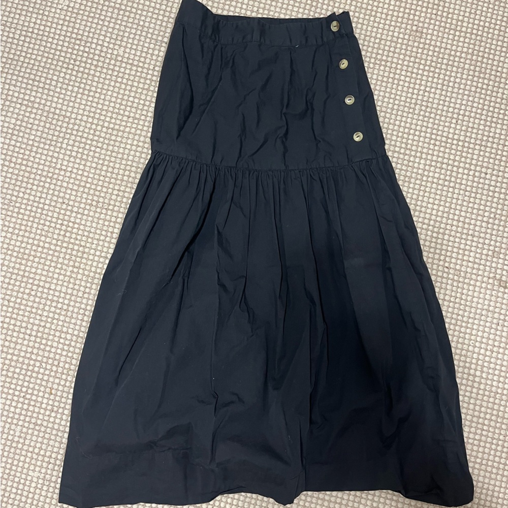 H&M Black Midi Skirt